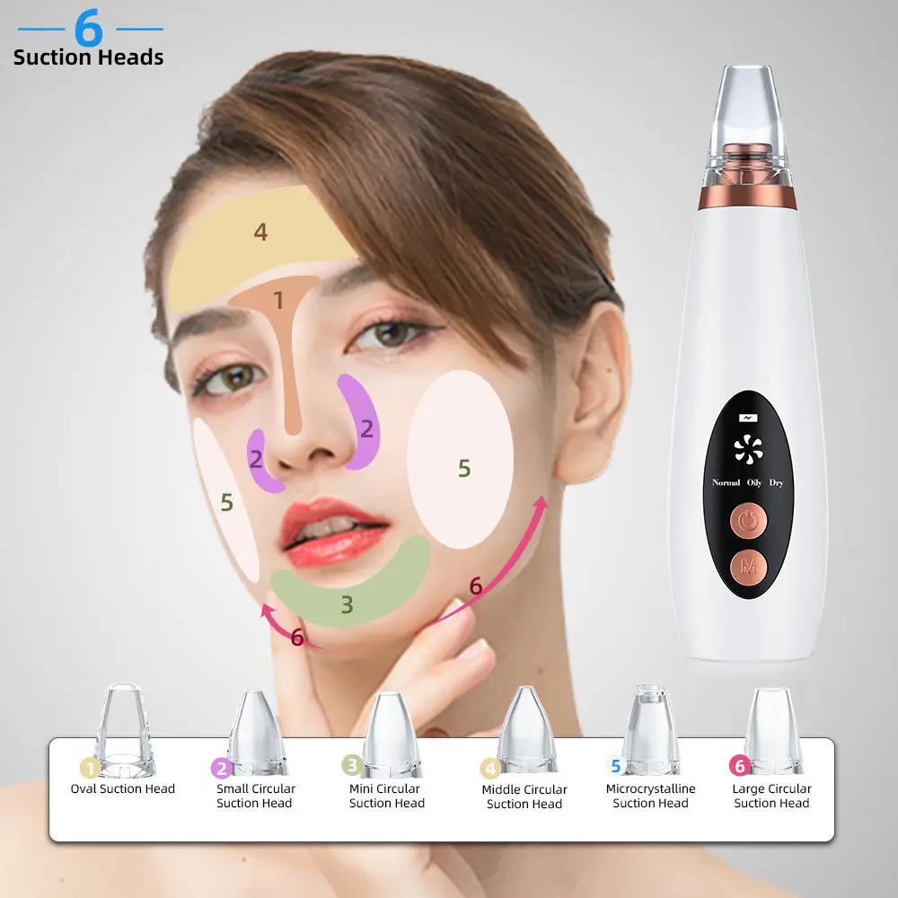 Factory Direct Home New Deep Cleaning Automatic Vacuum Suction Pore Cleaner Electric Blackhead Remover Vacuum