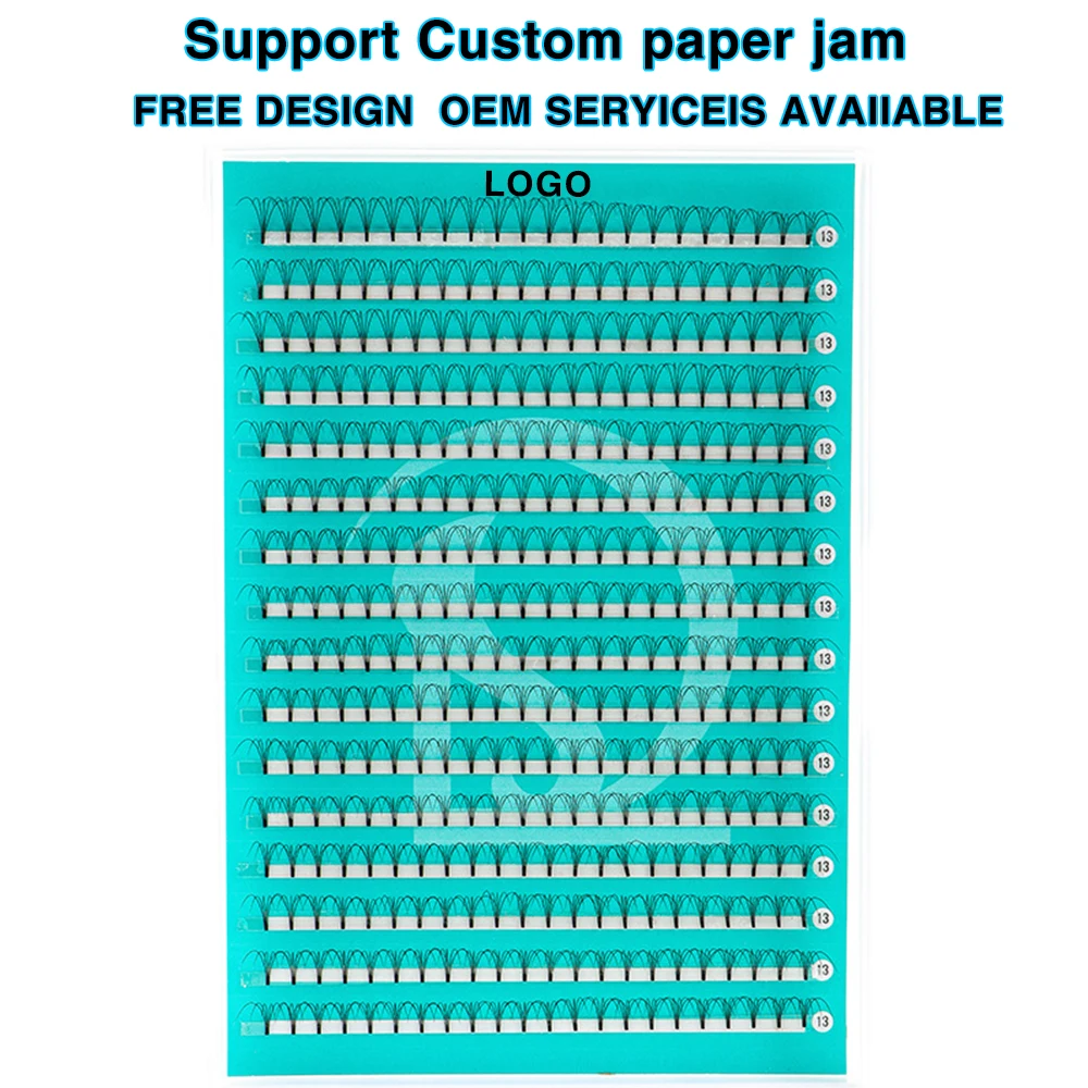 short stem 3D 4D 5D 6D 0.07 0.10mm  darkest jet black premade fans pointy base thinner volume fans eyelash extensions