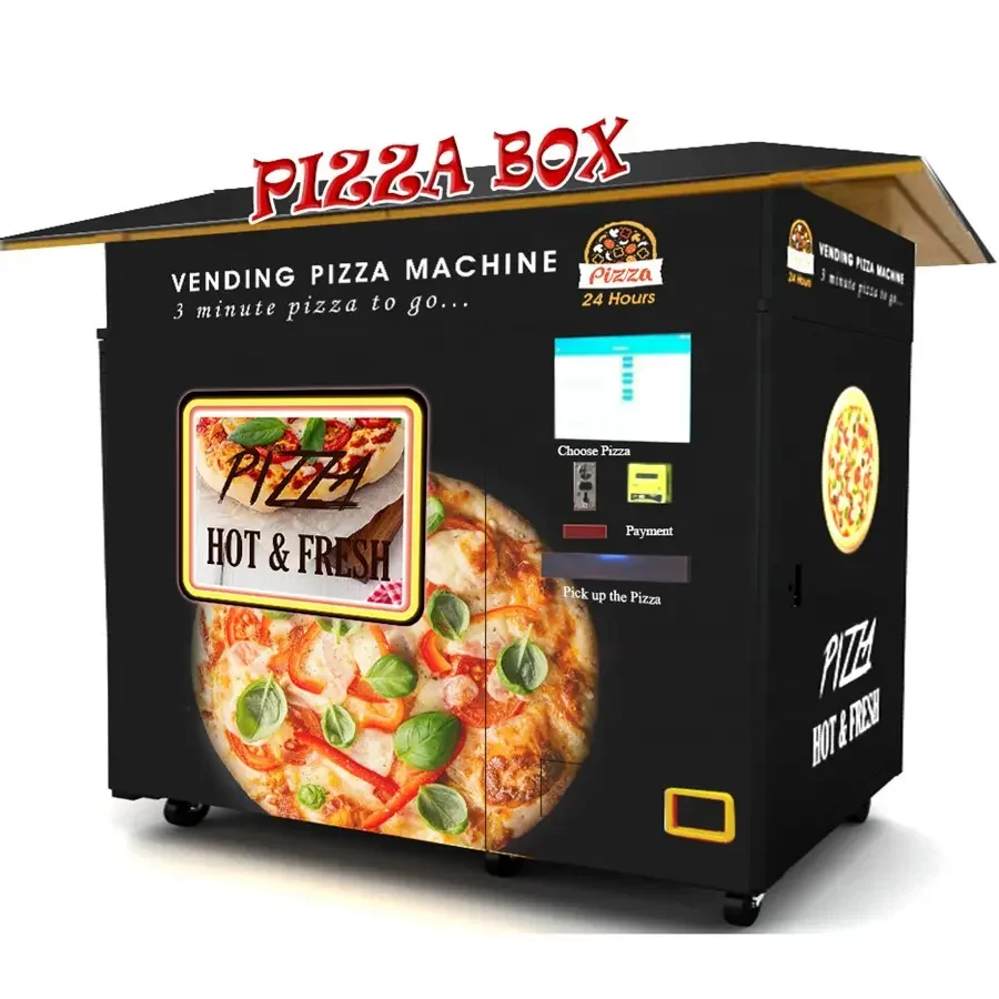 Automatic Commercial Price Self-Service Fast Food Vending Machine Hot Dog Pizza Vending Machines For Sale