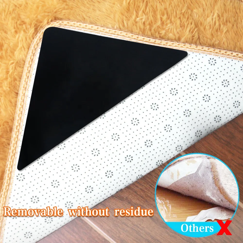 Dual Sided Extra Strong Non-Trace Reusable Rug Gripper Anti-Slip PU Tape Cost-Effective Furniture Pads for Area Rugs Runners