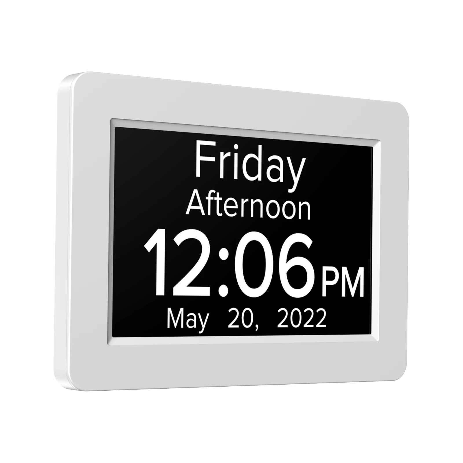 CHEETIE CP047 Desk Auto Dimmable Big Screen 5 Alarm Smart Dementia Calendar Clock for Elderly