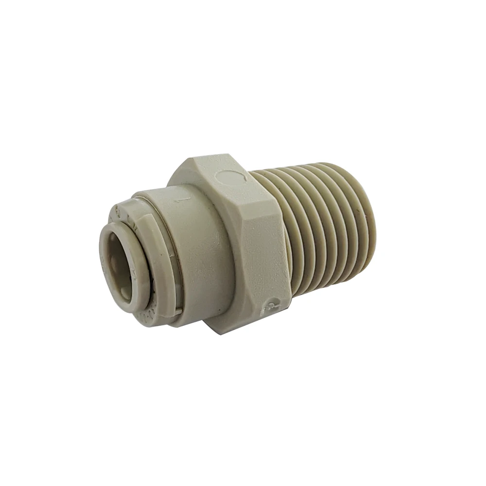 China Quick Connect Dm-fit Plastic Fittings Ro System Adapter Tee Joint Pipe Fitting Water Purifier Plastic Pipe Fitting