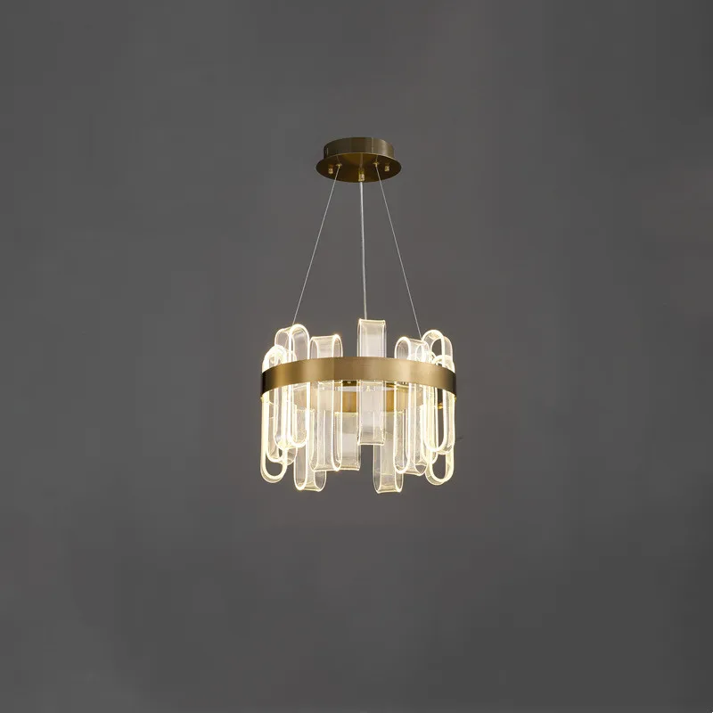 Люстра в стиле постмодерн роскошная дизайнерская лампа с направляющей для столовой спальни