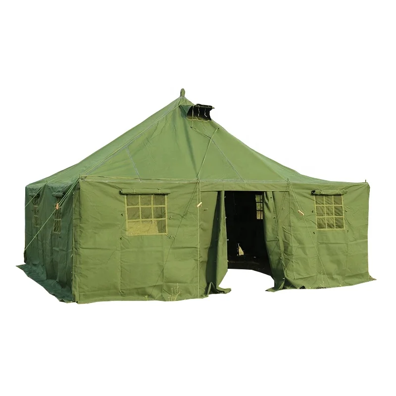 QinXing 10peoplewindproof tear-resistant large space waterproof camping outdoor tent canvas camping tent canvas winter tent