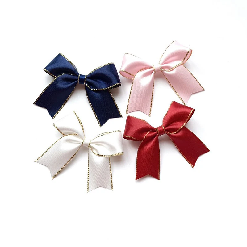 Customized beautiful satin ribbon bows for decoration