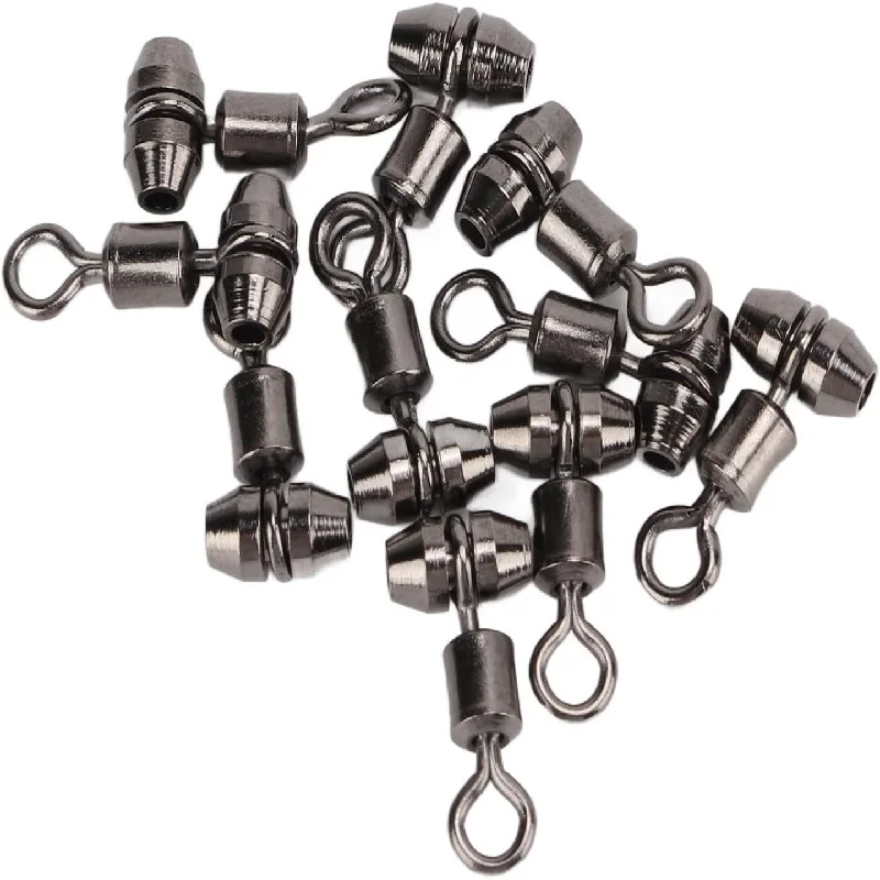 High Quality 360 Degree Rotation 3-Way Bearing Swivels Cross Line Swivels Connectors for Saltwater Freshwater Fishing River Lake