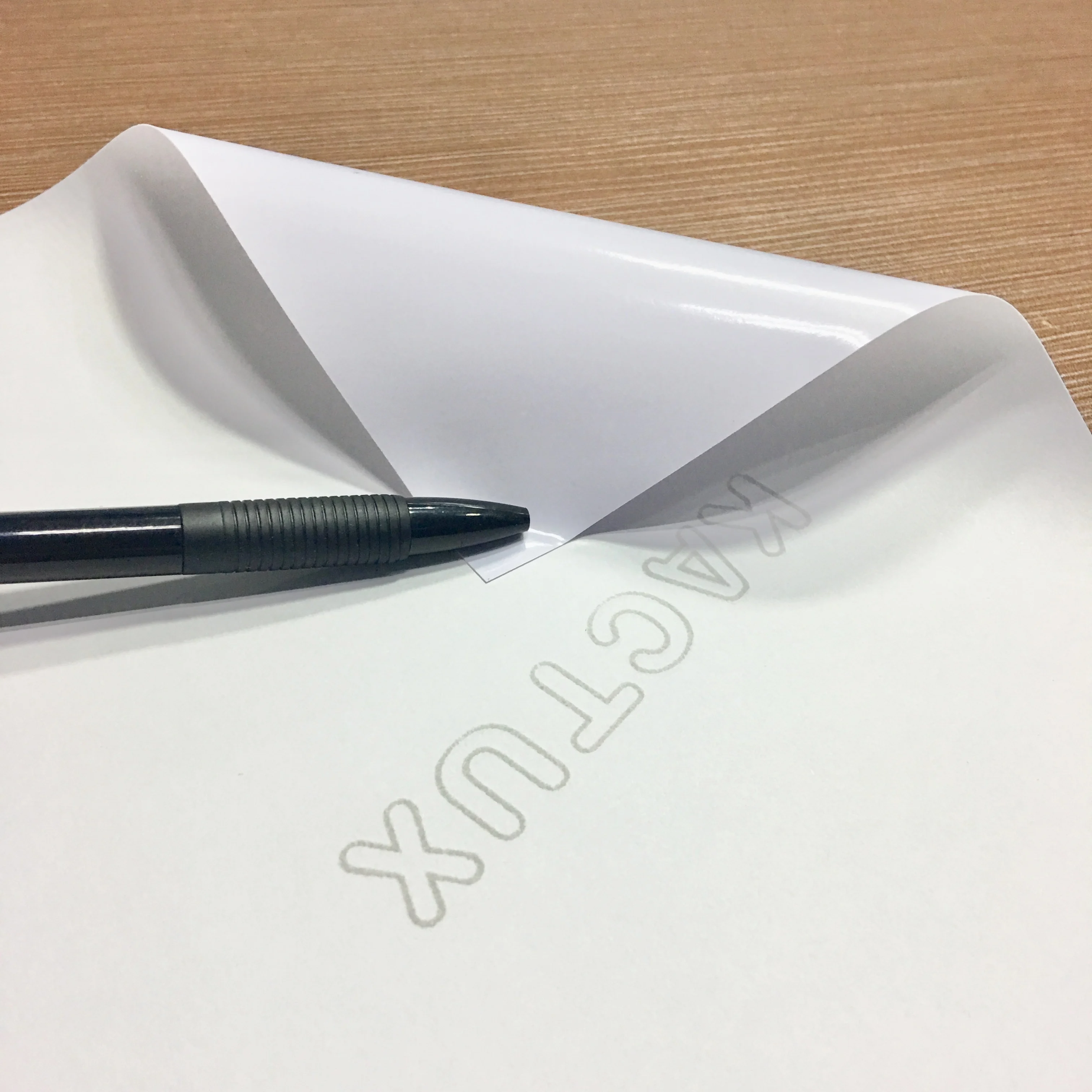 Cactus Hot Selling 130gsm Self Adhesive Vinyl Sticker Roll White Vinyl 140gsm SAV
