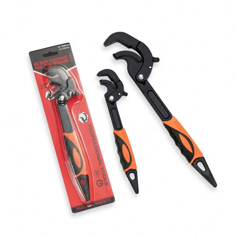 Multifunctional Universal Wrench Water Pipe Pliers Set Open Two Adjustable Wrench
