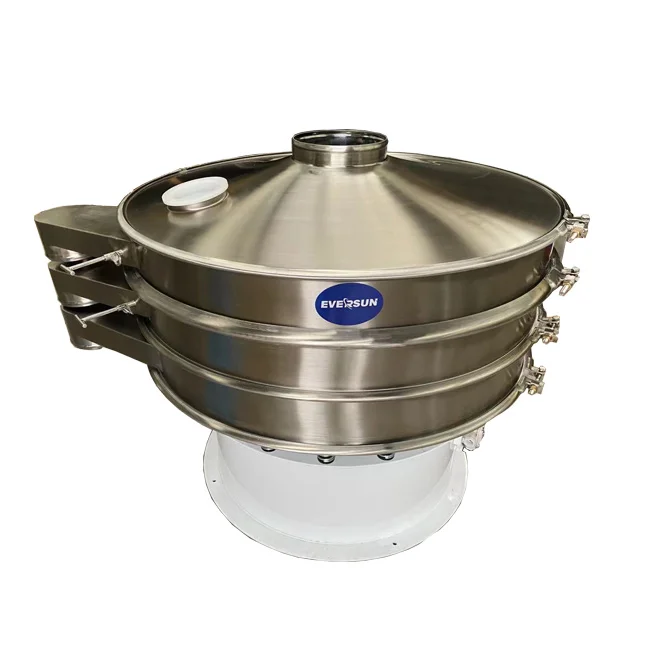 Metal powder lithium electric material fine screening machine circular vibration screen manufacturers