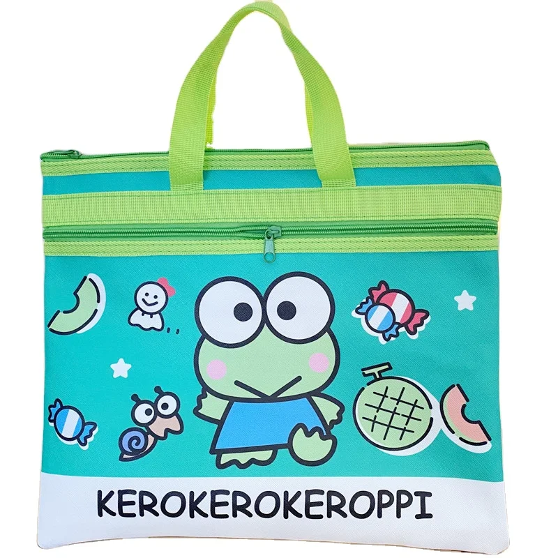 DHF360 New arrival Kuromi Melody cute A4 file storage bag anime kawaii large capacity Pochacco stationery storage bag wholesale