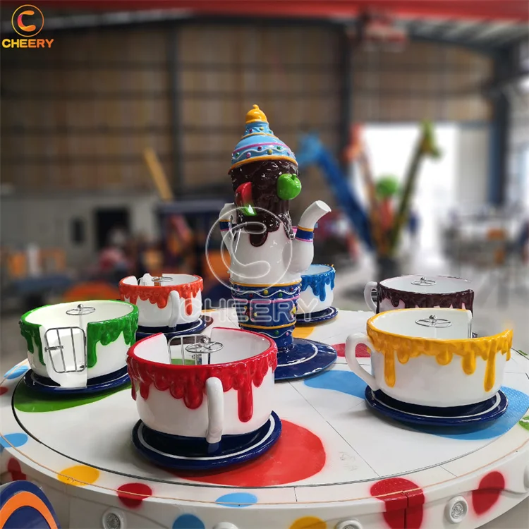 Zhengzhou Cheery Happy Coffee cup indoor children amusement park games tea cup carousel ride