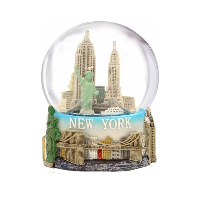 Wonderful design unique new york city snow globe manufacturer musical water globe parts
