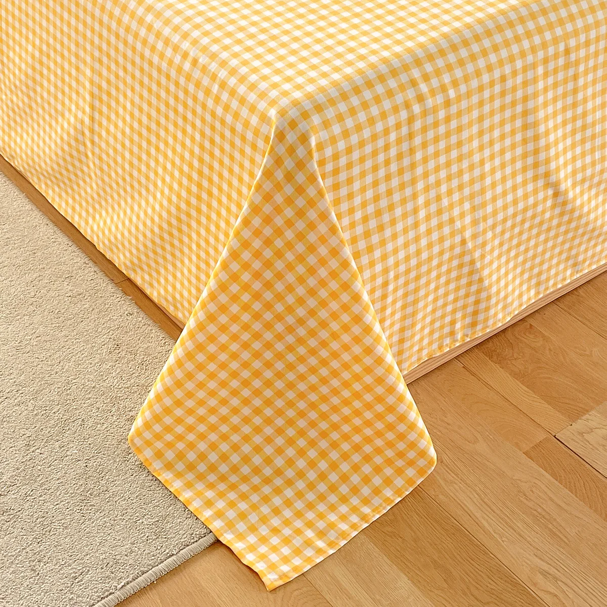 Tradition 100% Polyester Fabric Bed Sheets Wrinkle Free Super Soft Brushed Microfiber Flat Sheet Set For Home Living Room