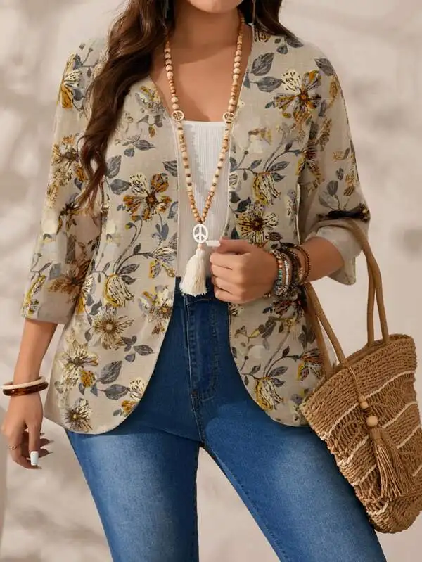 2024 Wholesale Ladies Spring Autumn Wool Long Coats Trench Outwear Fashion Button Lapel Jackets for Women Coats