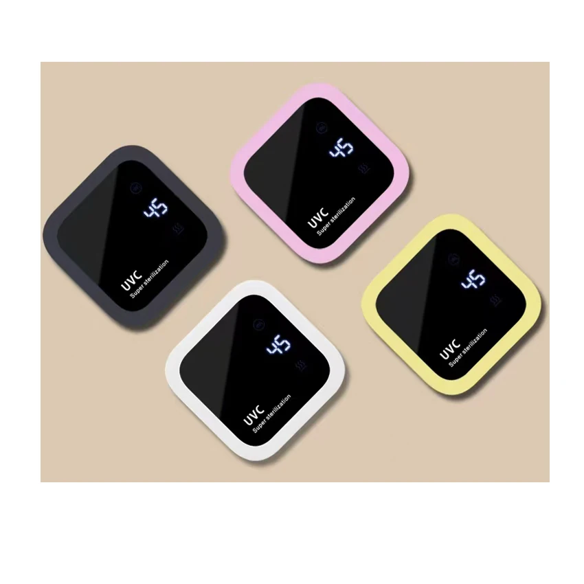 2024 Newly designed 1000 MAH Wall Mounted 3 in1 Toothbrush Holder UVC Light Sterilizer Disinfection Toothbrush Sanitizers Box