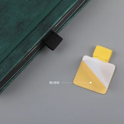
Amazon hot selling notebook accessories self-adhesive leather pen holder stickers 