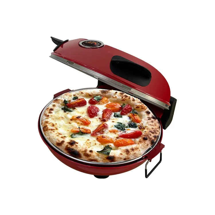 4 Minutes Mini Portable Electric Pizza Bread Making Oven Stand Pizza Maker