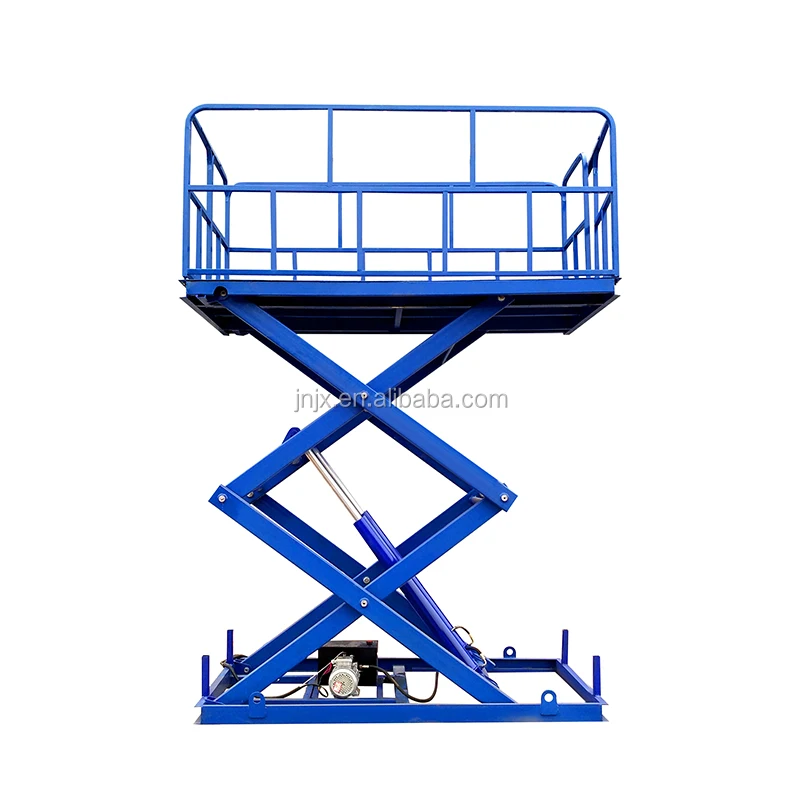 Shandong JUXIN 2m 4m 5m 3ton 5ton 8ton 10ton small hydraulic single scissor fix stationary lift table with low cost