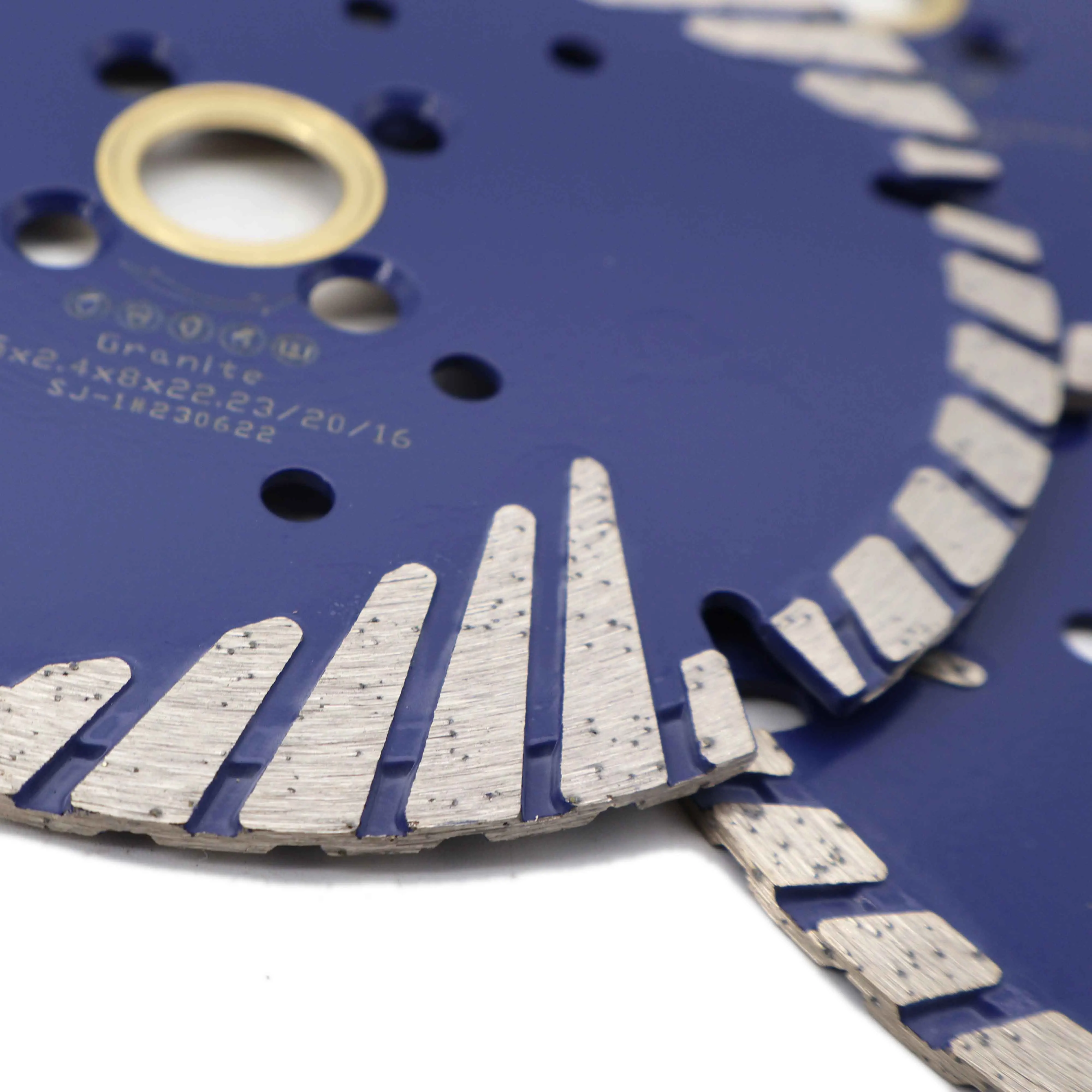 Diamond Cutting Disc Protective Teeth Turbo Saw Blade for Tiles Cutting Machine