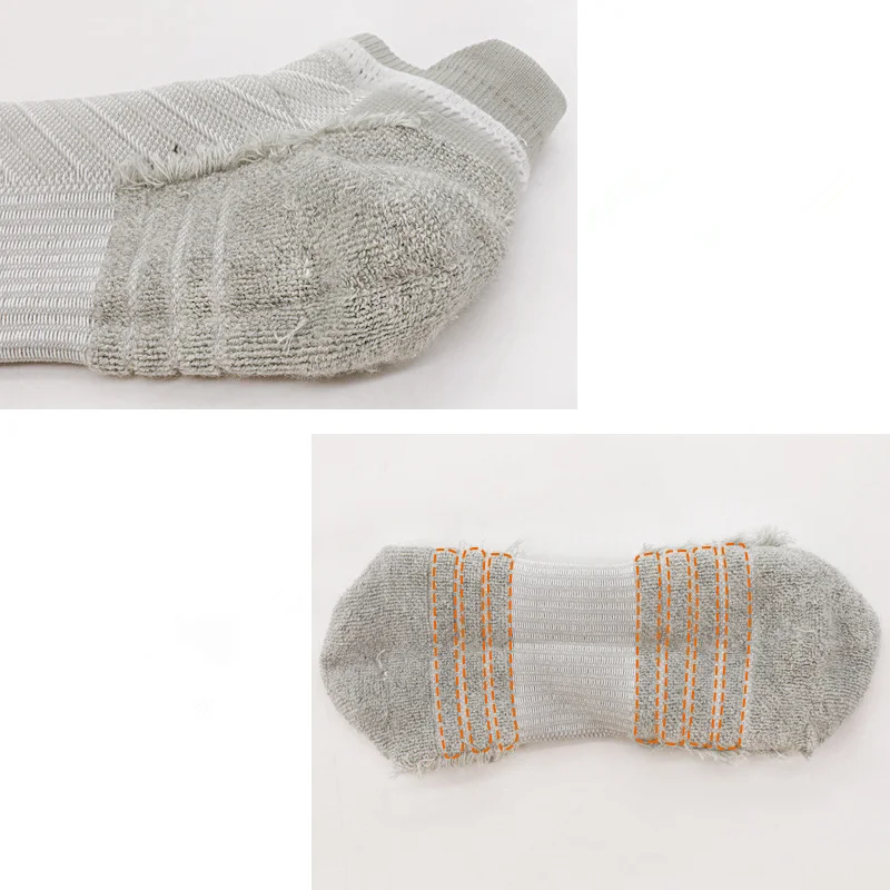 Атлетические кроссовки для мужчин 6 пакет с низким вырезом из чистого хлопка игры в бадминтон ботильоны бамбук пользовательских носки