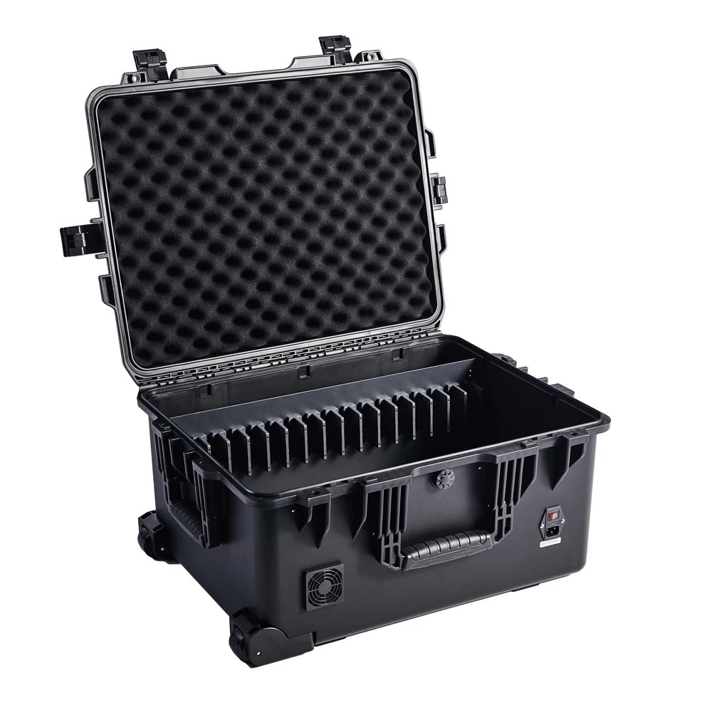 F19-16C High Quality iPad Charging Trolley Charging Cabinet Charging Cart for devices up to 11'