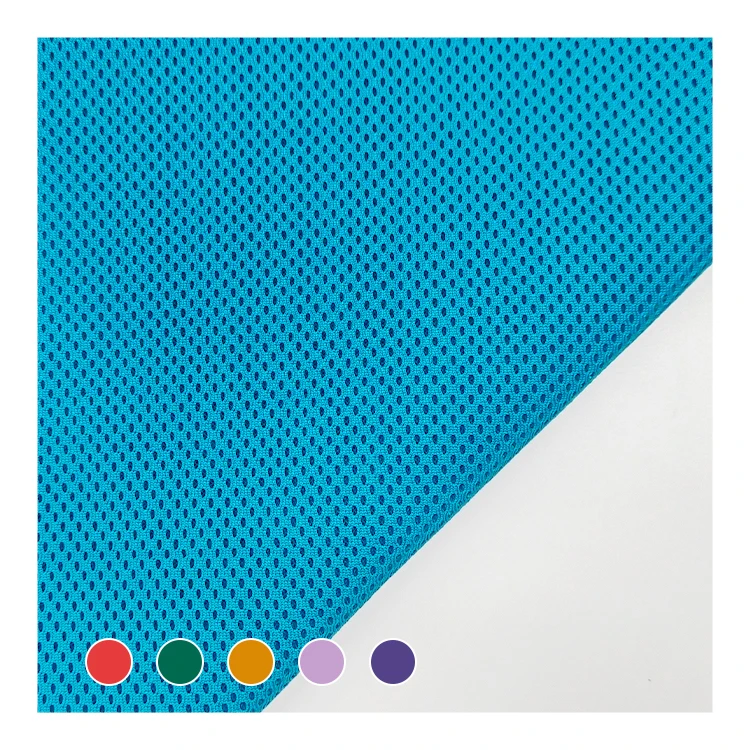 Quick Dry 3D Air Foam Sublimated Spacer Mesh Fabric, Breathable 100% Polyester Material Mesh Fabric For Sports/