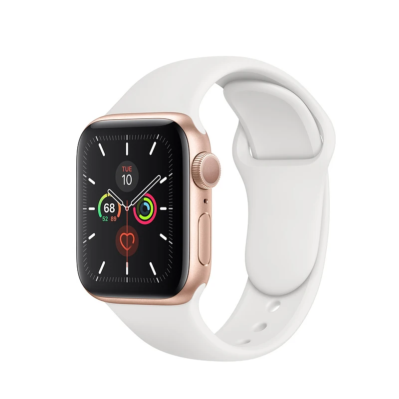  Ремешок силиконовый для Apple Watch 4 3 2 1 сменный спортивный браслет наручных часов 44 мм 40 42