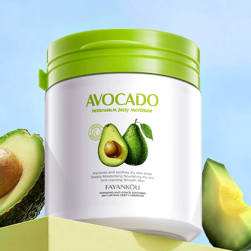 OEM FAYANKOU Private Label Avocado Moisture Anti-cracking Body Cream Non-Sticky Foot Scrub Exfoliation Smooth Skin Lotion