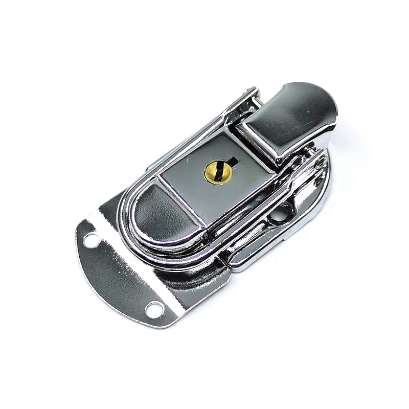 Mild Steel Lock Buckle Latch With Key For Wooden Case Boxes Hardware