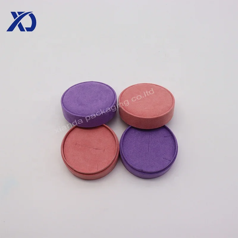 Beautiful Pink Half Round Suitcase Handbag with rope handle girl Cosmetic Case Storage paperboard Box