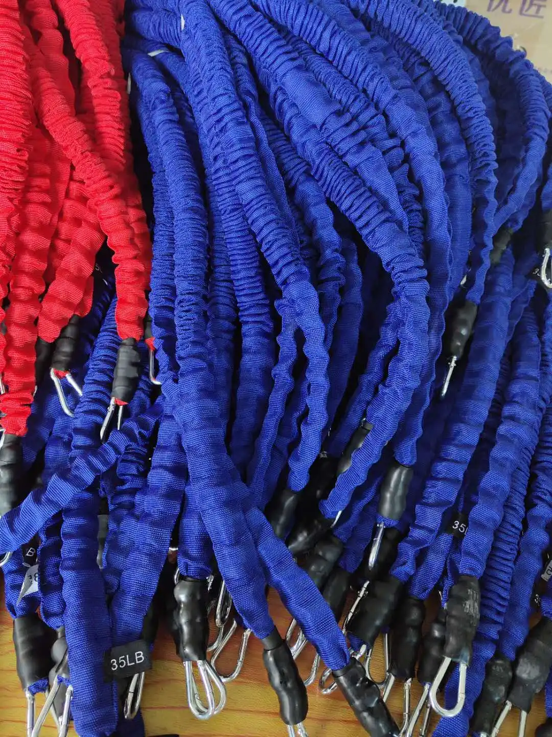 hot sell resistance band set 11pcs Exercise Bands Stretch With Extra Nylon Sleeve Double Durability and Protection