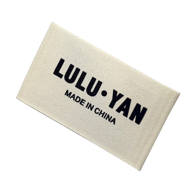 Custom Luxe Logo 3D Silicone rubber on fabric Printed Damask Garment essential etiquetas personalizadas Textured Woven Labels