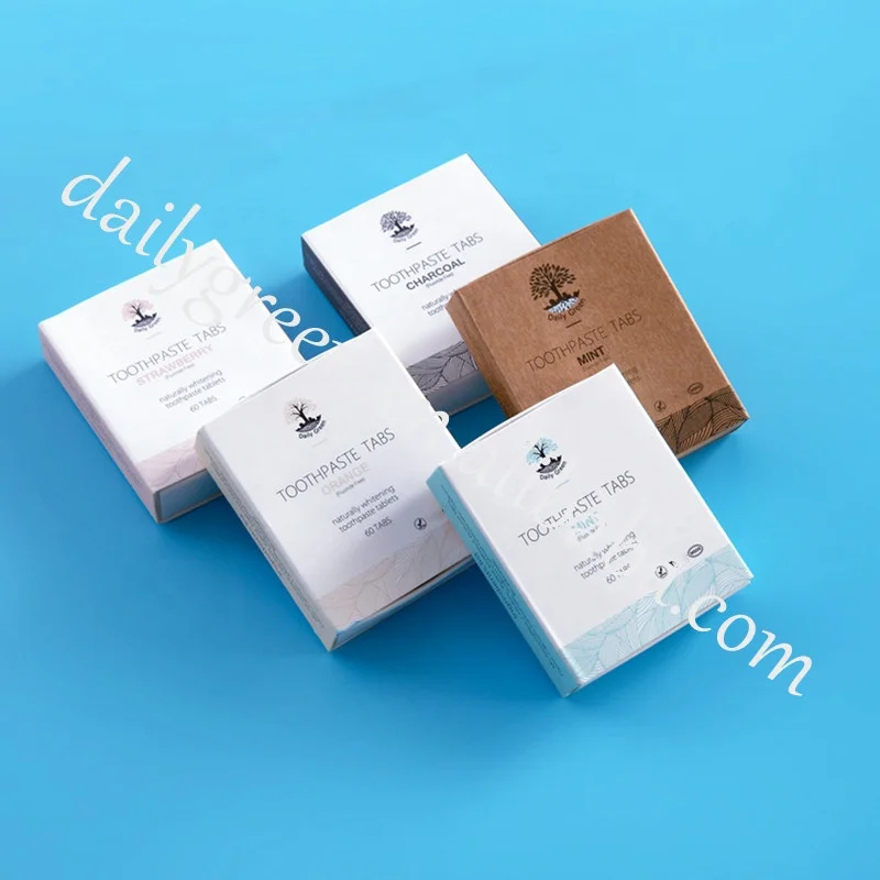  ROHS Органическая Зубная паста для отбеливания зубов таблетки