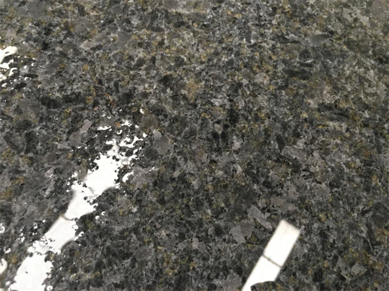 Sun Rising Natural Granite Angela Black Slab Tiles Flamed Surface