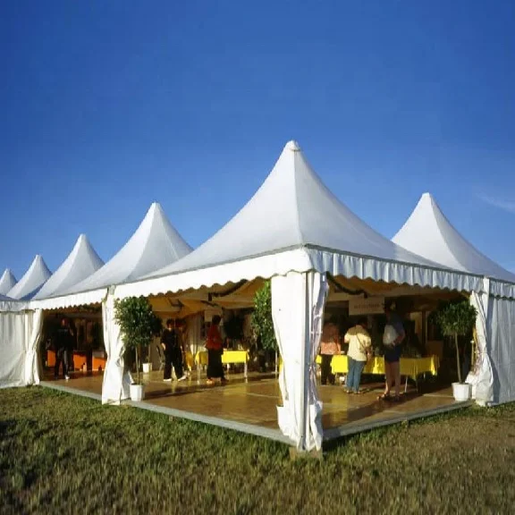 10x10m Pagoda Waterproof Outdoor Gazebo Clear PVC Roof Cover Awning Wedding Party Tent