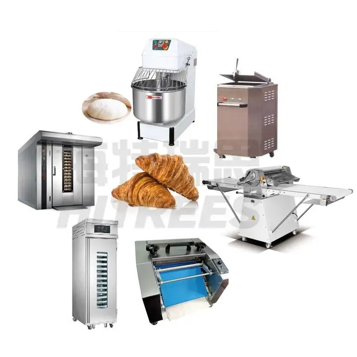 Semi Automatic  Croissant Machinery Production Line Croissant Bakery Equipment Baking Croissant Product Line  For Sale