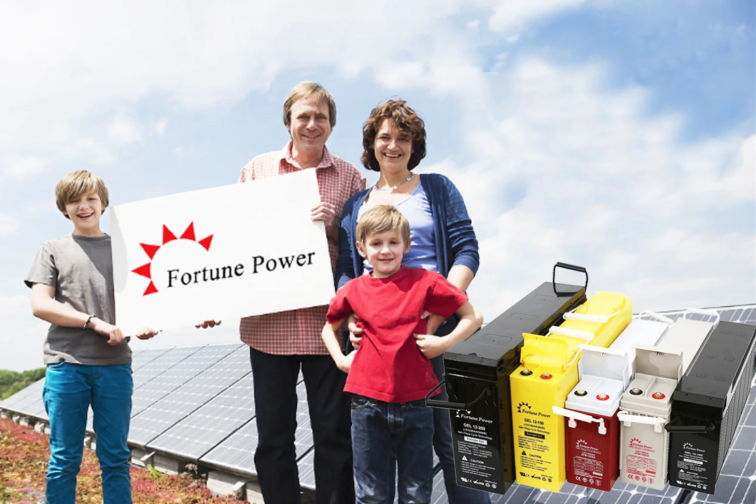 Fortune Power lithium ion batteries 24v 200ah solar battery 12v 200ah battery and solar panel for tv