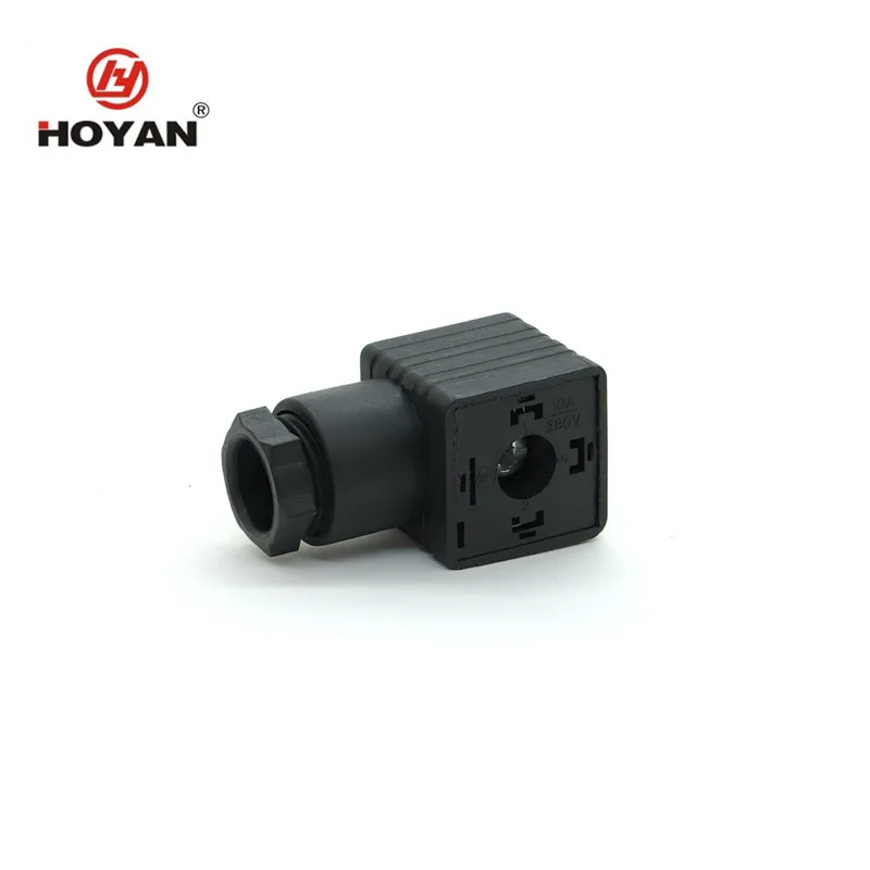 Waterproof DIN 43650 electric valve socket type A  plug solenoid valve connector