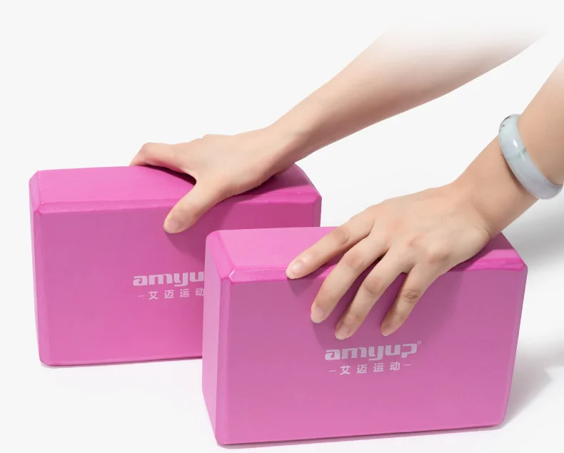 Custom EVA Foam Yoga Block Non-slip Gym Fitness Yoga Pilates Brick for Home Use