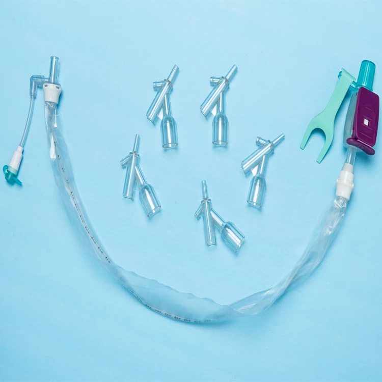 High End Reusable Closed Suction System Hospital ICU Closed Suction Catheter 72hrs