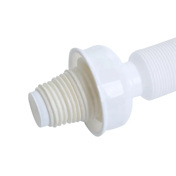 Customized 2-3mm Thickness Odor-Proof PVC Flexible Filter Drain Hose For Sink Counter Washbasin