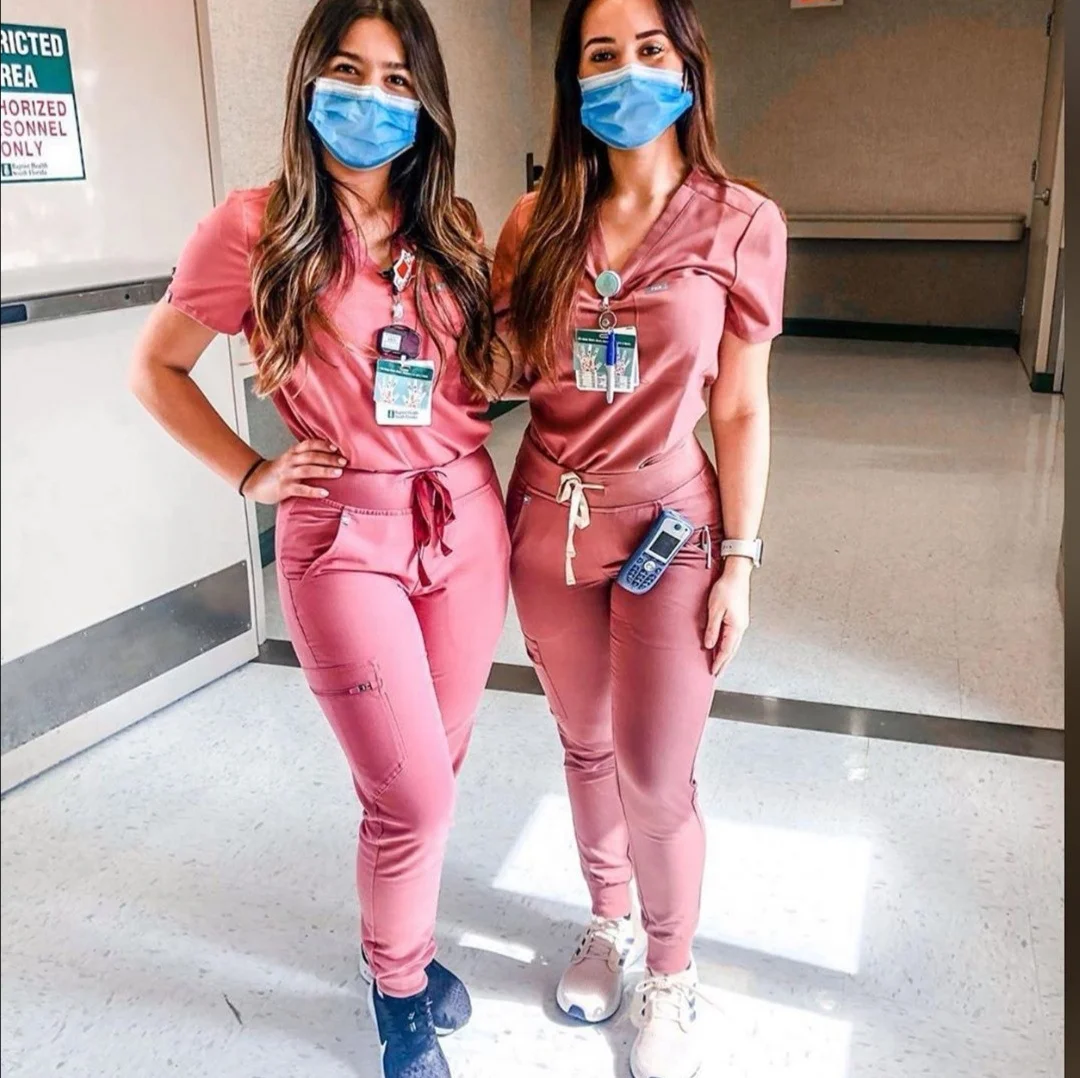 Medical Scrubs Hospital Uniforms Sets Scrub Jogger Custom Nurse Scrubs Uniform Uniforme De Hospital