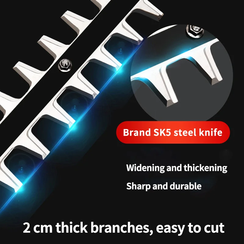Professional Double Blade Garden Cordless Electric Hedge