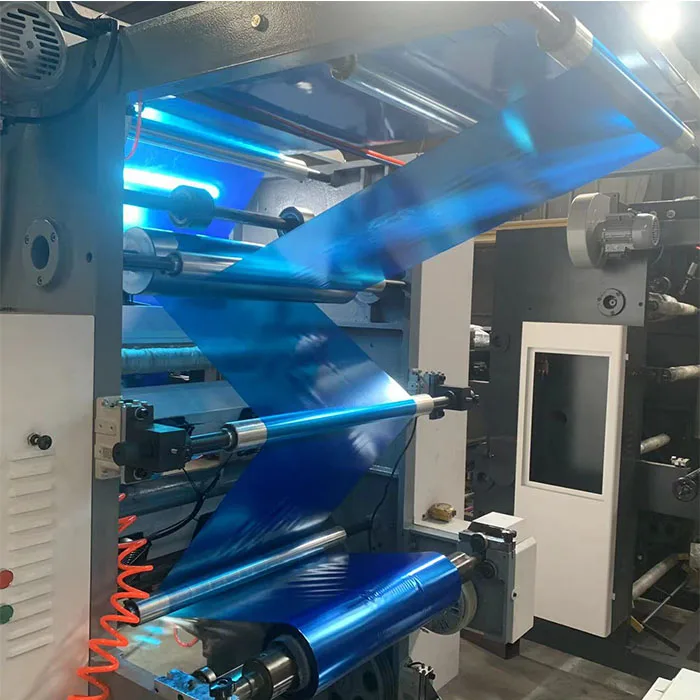Single 1 color full printing flexo printing machine