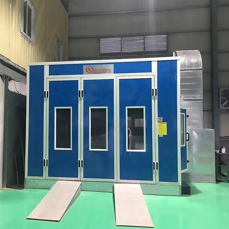 Cheap price auto dry painting booth car spraying oven for ghana