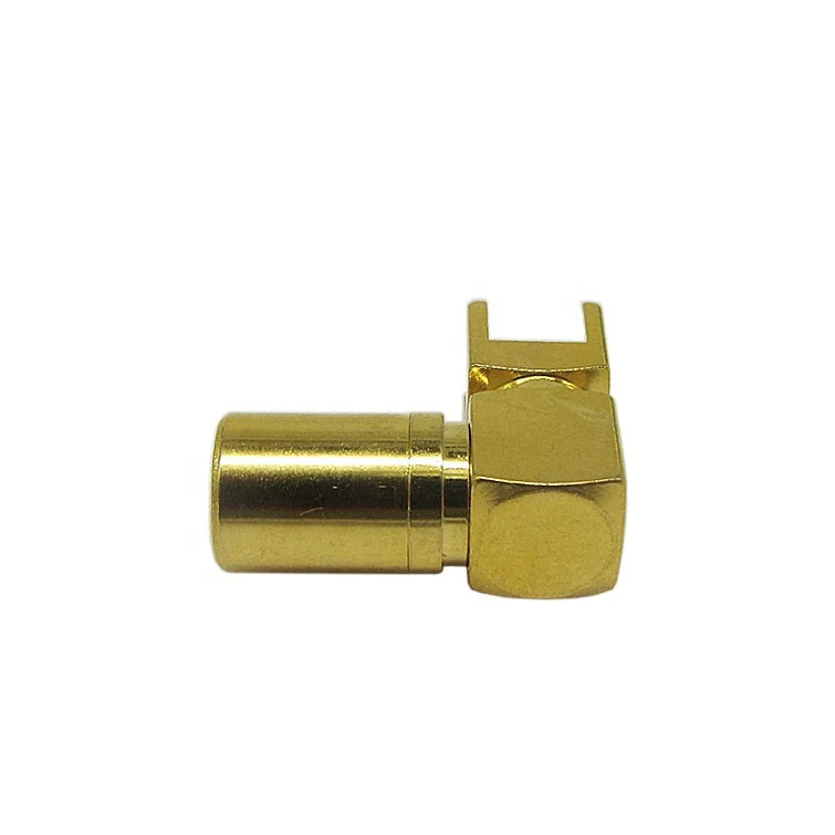 Roaxial  SMB female right angle connector for pcb mount