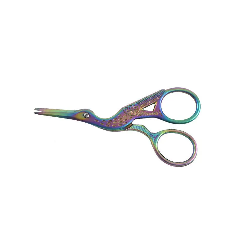 Other Top Sell Thread Cross - Stitch Crane Shaped Hair Scissors Professional Tailoring