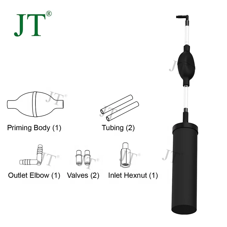 Outdoor Camping Hiking Emergency Water Filter Primer Pump Kit Water Purifier
