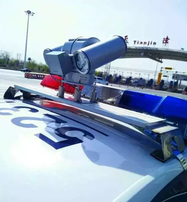 DASLZ-15B HD CCD LPR camera 24.15GHz high accuracy narrow beam radar speed gun for traffic speeding law enforcement