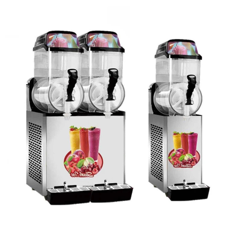 Factory Outlet Ice Cream Slush Machine Margarita Slush Maker 2 Tanks Commercial Slush Making Machine Factory Price